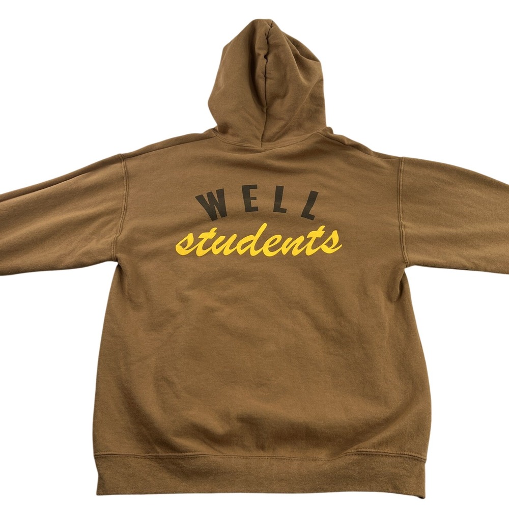 The Well Students Graphic Hoodie L Brown Sweatshirt Christian Church Clovis, CA